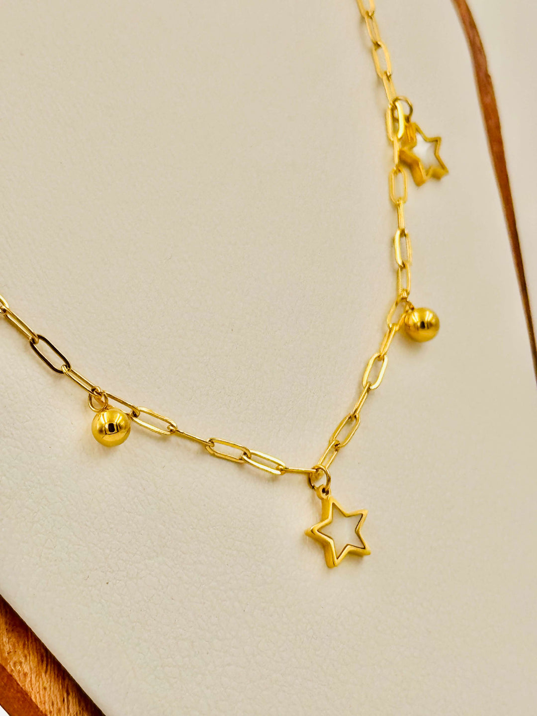 Urban White Star Charm Necklace