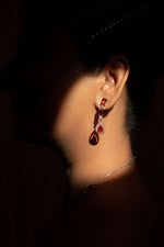 Load image into Gallery viewer, Ruvique AD Ruby Elegance Necklace Set
