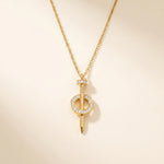 Load image into Gallery viewer, Bold Nail &amp; Halo Necklace
