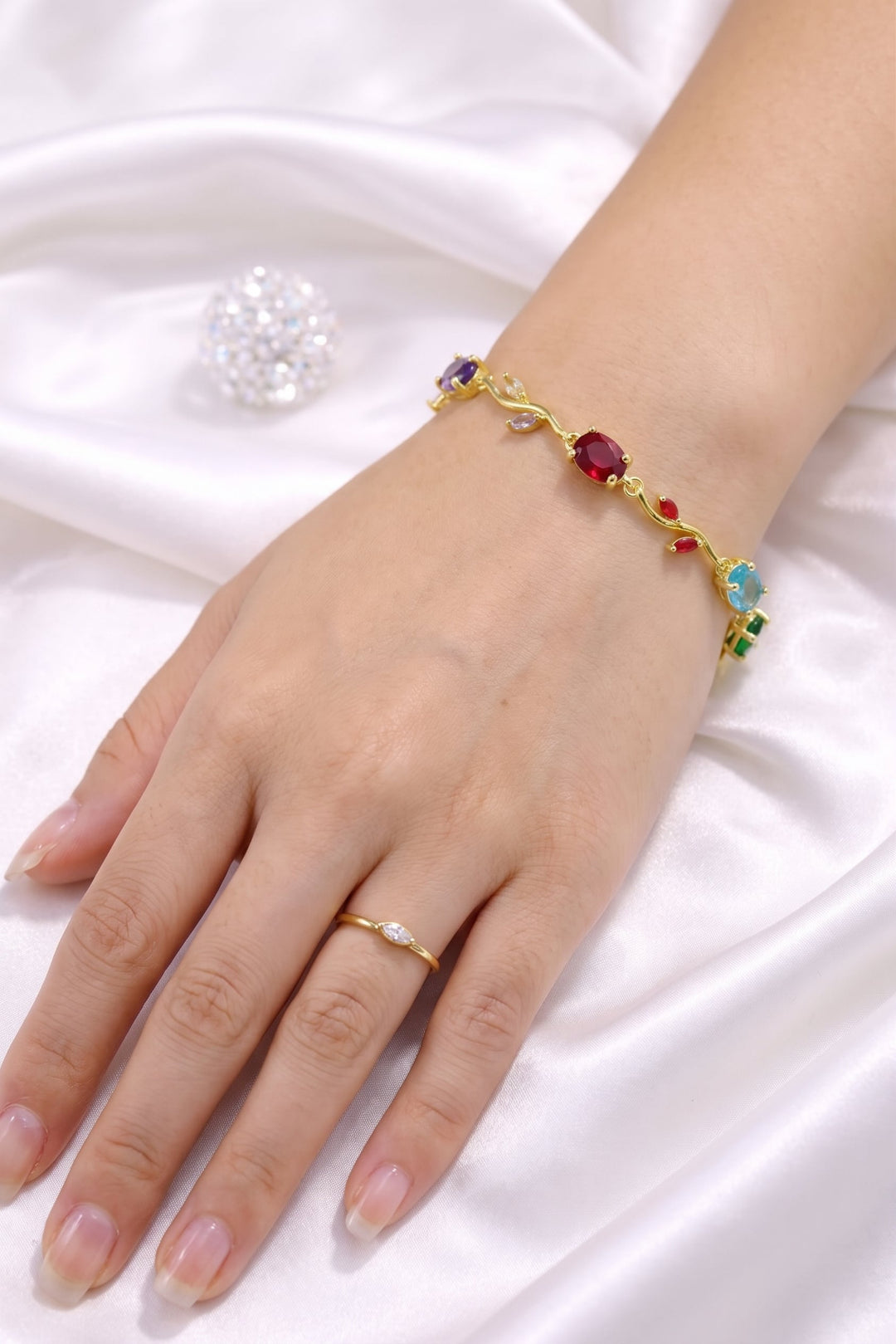 Celestia Tulip Charm Bracelet